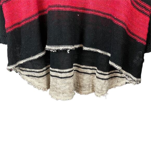 Free People Block of Stripes Pullover Knit Sweater Size XS Chunky Striped - Picture 4 of 8